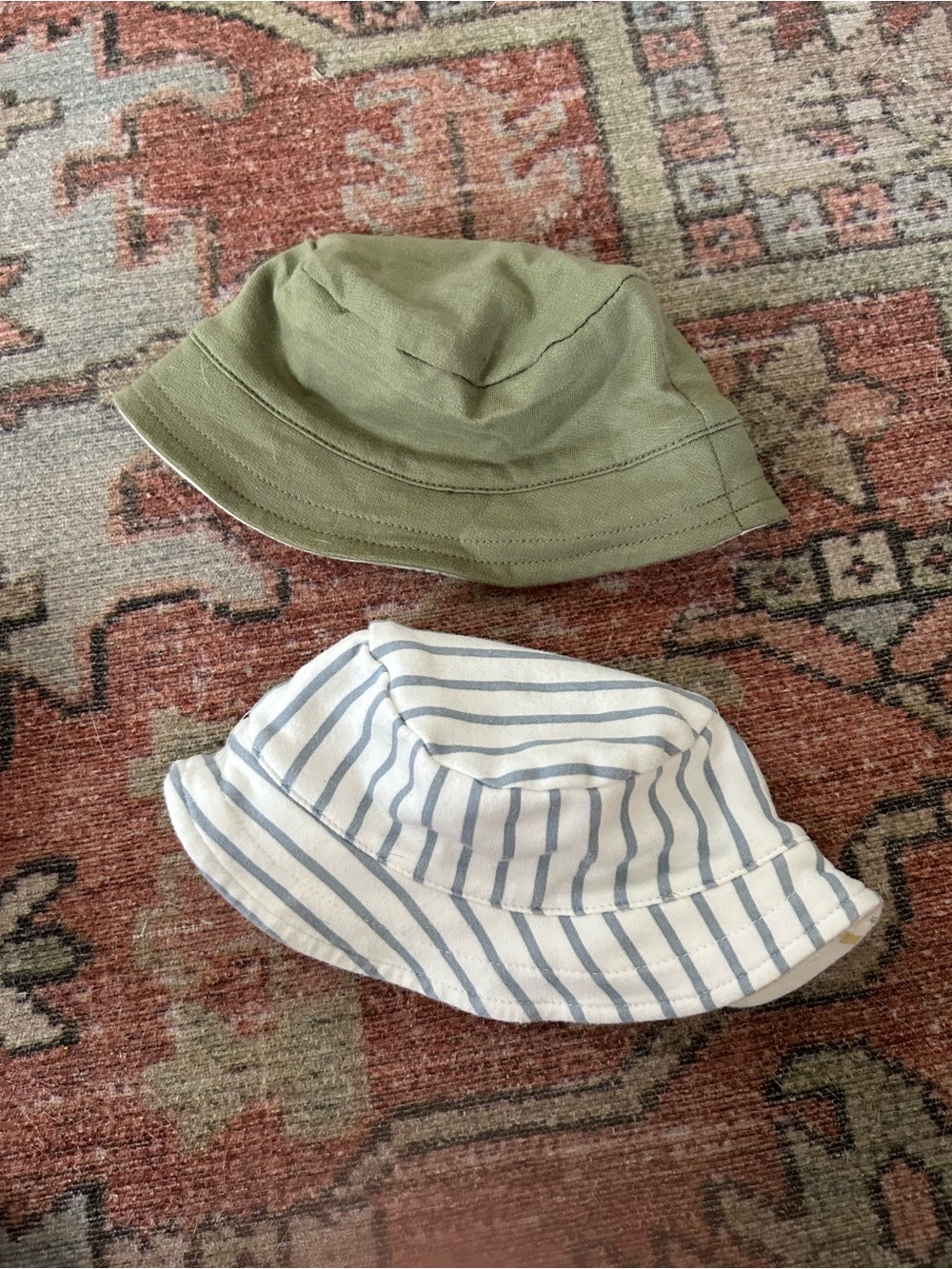 Two Reversible Baby Sun Hats